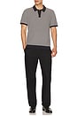 view 3 of 5 Textured Knit Polo in Midnight & Egret