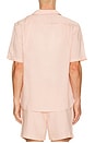 view 2 of 4 Air Linen Convertible Vacation Shirt in Pink Sand