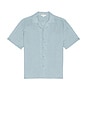 view 4 of 4 Air Linen Convertible Vacation Shirt in Lagoon