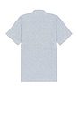 view 2 of 3 Stretch Linen Shirt in Steel Chambray