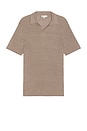 view 1 of 3 Johnny Collar Ribbed Polo in Cashew