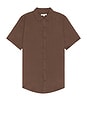 view 1 of 3 Jack Air Linen Shirt in Chocolate