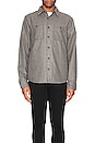 view 3 of 3 Essential Heavy Weight Overshirt in Charcoal