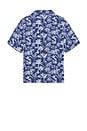 view 2 of 3 Viscose Vacation Shirt in Deep Navy & White