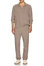 view 4 of 4 Gauze Popover Shirt in Cinder