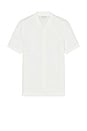 view 2 of 4 Crochet Knit Button Up Shirt in White
