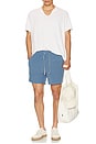 view 4 of 4 Cotton Crochet Johnny Collar Polo in White