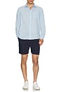 view 4 of 4 Garment Dye Cotton Voile Shirt in Light Blue