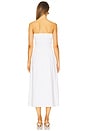 view 3 of 3 Air Linen Smocked Maxi Dress in White