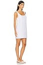 view 2 of 3 Air Linen Scallop Shift Dress in White