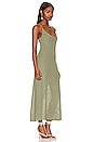 view 2 of 3 Textured Linen Sweater Scoop Maxi in Sage Green