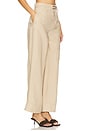 view 2 of 6 Air Linen Paperbag Trouser in Jute