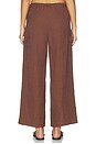 view 5 of 7 PANTALÓN CARGO AIR LINEN in Brown