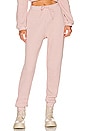 view 1 of 5 Waffle Knit Jogger in Blush