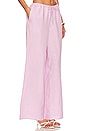 view 2 of 4 Air Linen Drawstring Pant in Pink Lavender