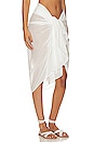 view 2 of 4 Voile Sarong in White