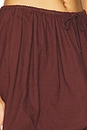 view 6 of 6 Air Linen Bubble Mini Skirt in Rum
