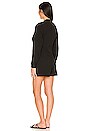 view 3 of 3 Button Down Romper in Black