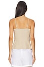 view 3 of 4 Air Linen Underwire Corset Top in Jute