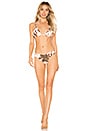 view 4 of 4 x WeWoreWhat Cooper Bikini Top in Cowhide