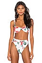 view 1 of 4 TOP BIKINI SORRENTO in Roses White
