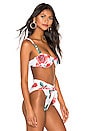 view 2 of 4 TOP BIKINI SORRENTO in Roses White