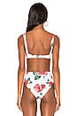 view 3 of 4 TOP BIKINI SORRENTO in Roses White