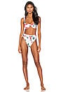 view 4 of 4 TOP BIKINI SORRENTO in Roses White