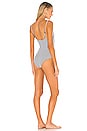 view 3 of 3 Lila One Piece in Macro Stripe Black