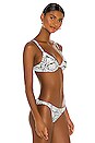 view 2 of 4 HAUT DE MAILLOT DE BAIN ANNA in Python White