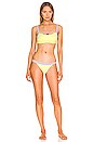 view 4 of 4 Leila Bikini Bikini Bottom in Lemon Lime & Lavender