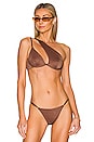 view 1 of 5 Kaia Bikini Top in Chocolate Shimmer