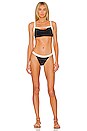 view 4 of 4 HAUT DE MAILLOT DE BAIN LINA in Black & Sand