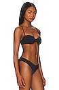 view 2 of 4 HAUT DE MAILLOT DE BAIN BALCONETTE UNDERWIRE in Black