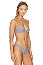 view 2 of 5 HAUT DE MAILLOT DE BAIN LIANA in Deep Navy & White