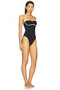 view 3 of 4 Thea One Piece in Black & White