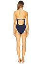 view 3 of 3 Palermo One Piece in Deep Navy & White