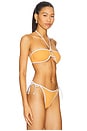 view 2 of 4 Palermo Bikini Top in Sunset & White