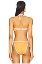 view 3 of 4 Palermo Bikini Top in Sunset & White