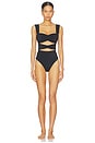 view 1 of 3 Ariel One Piece Swimsuit in Black