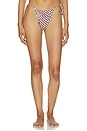 view 1 of 5 Martine Bikini Bottom in Cacao & Ecru