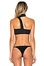 view 4 of 5 HAUT DE MAILLOT DE BAIN BRASSIÈRE AVEC RUBAN RAS-DE-COU AMOVIBLE in Black