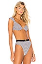 view 2 of 4 x WeWoreWhat Allie Bikini Top in Gingham