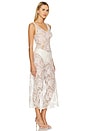 view 2 of 4 Simone Empire Gown in Blush Ribbon Embroidery