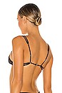 view 3 of 4 Triangle Bralette in Black & Nude