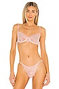 view 1 of 4 So Fine Lace Underwire Bra in Rosey
