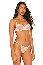 view 2 of 4 So Fine Lace Underwire Bra in Bone