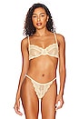 view 1 of 4 So Fine Lace Underwire Bra in Maize
