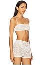 view 2 of 5 Little Flower Joey Bralette in Off White