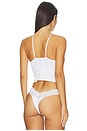 view 3 of 4 So Fine Corset Cami in White